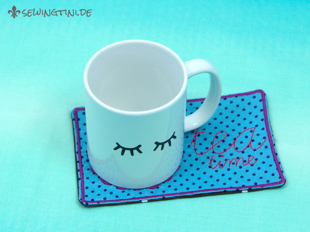 TeaTime mug rug jolijou