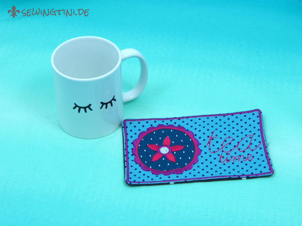 TeaTime mug rug jolijou