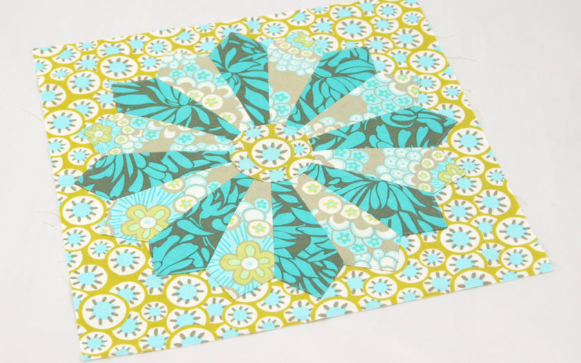 Dresden Plate Block für den 6 Köpfe 12 Blöcke Quilt